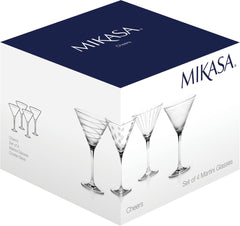 MKSA Cheers 80Oz Stemless Martini Set of 4 RMLR 5275028