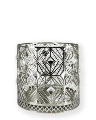 Diamond gem candle holder