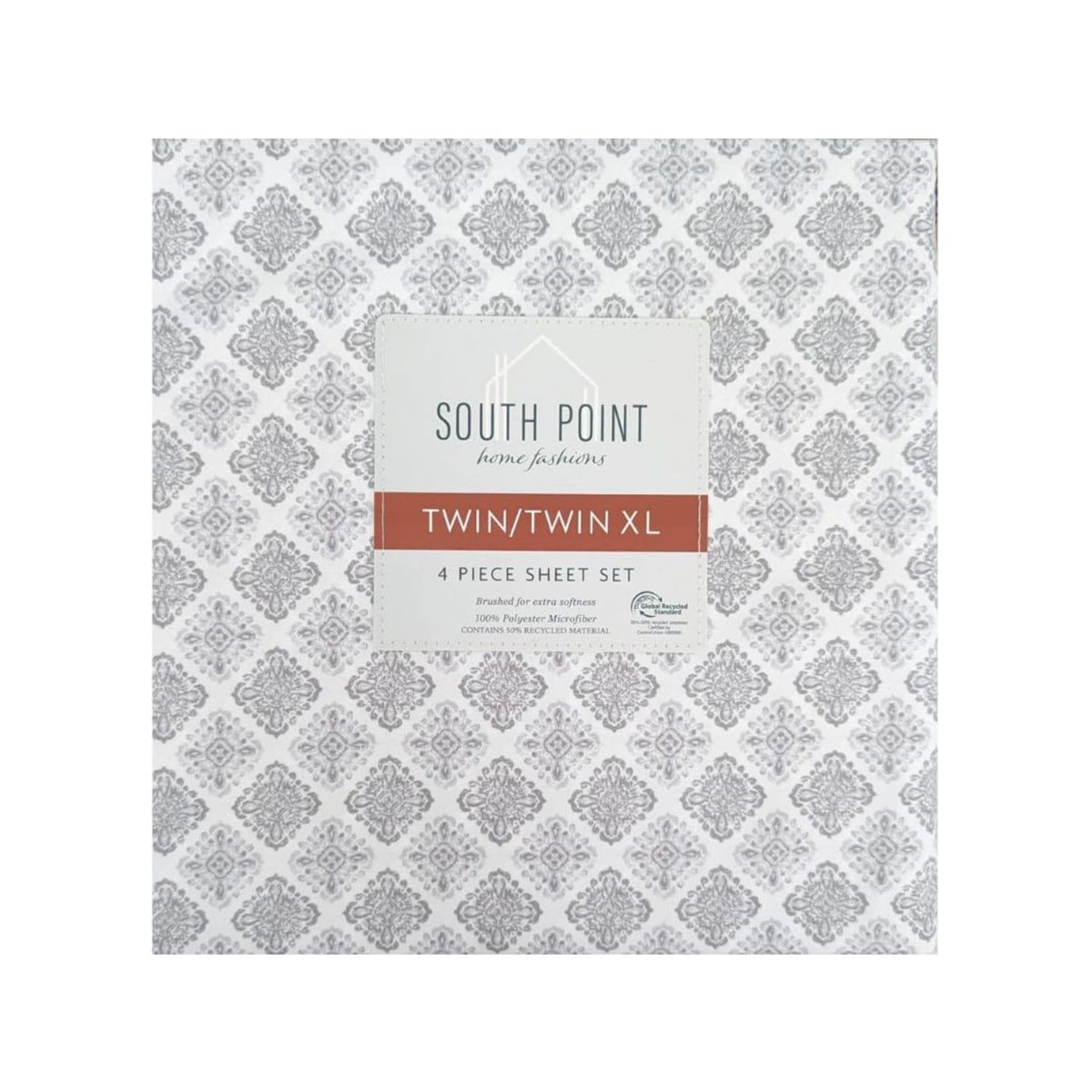 4 Piece Sheet Set Twin/Twin XL Juneau ITM: 1019729