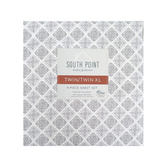 4 Piece Sheet Set Twin/Twin XL Juneau ITM: 1019729