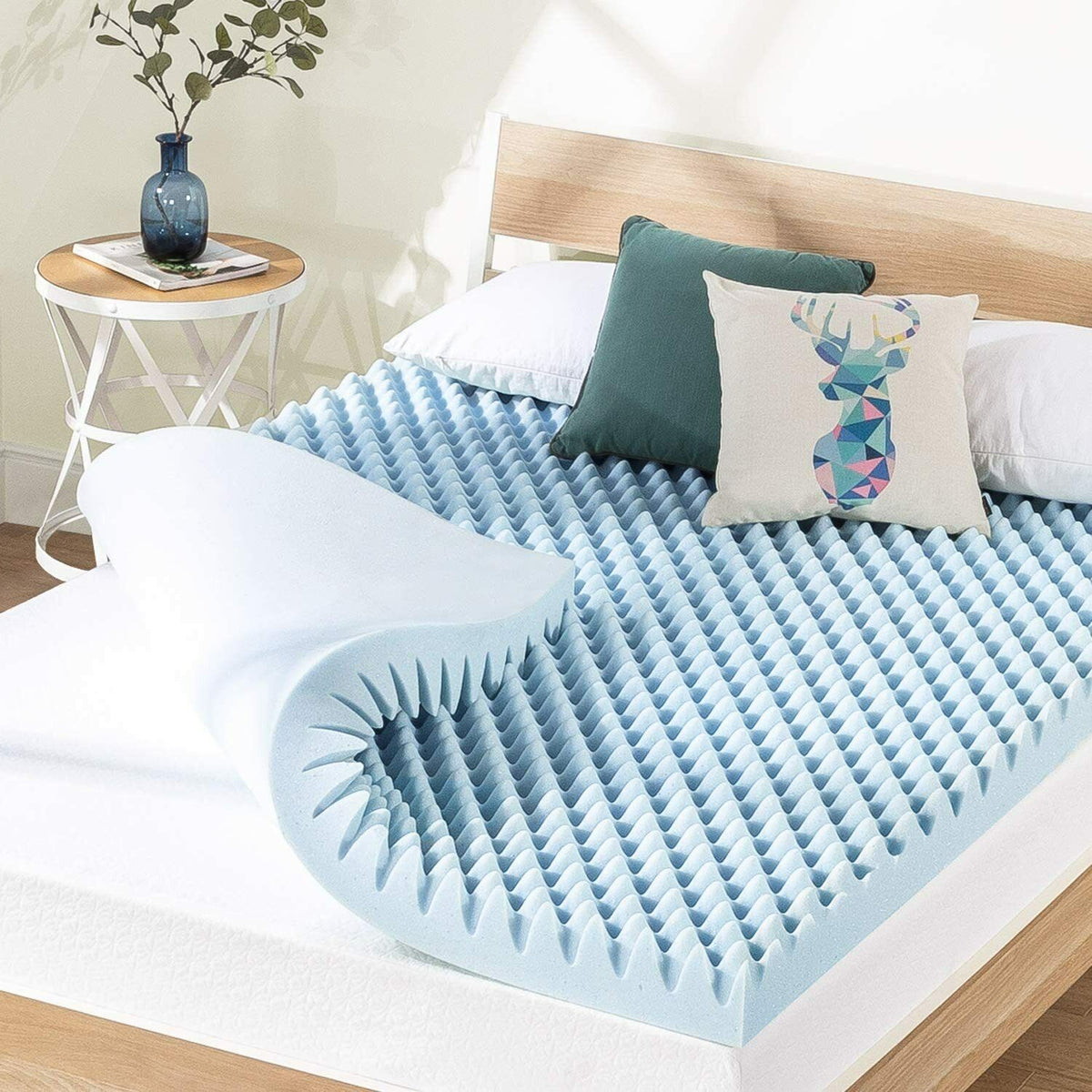 1.5 in Memory Foam Mattress Topper King