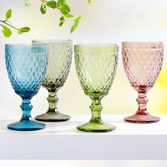 Rainbow Hue Goblet Set 4 Pieces