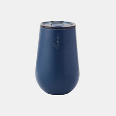 RB 12OZ Wine Tumbler Slider Lid Navy