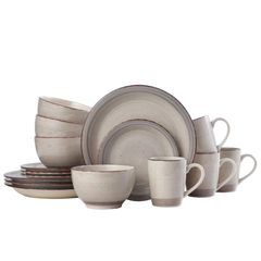 Sadie Cream 16 Piece Service For 4 Dinneware Set