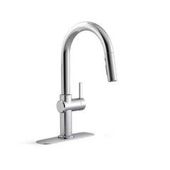 Pull-Down Kitchen Faucet Polished Chrome Finish