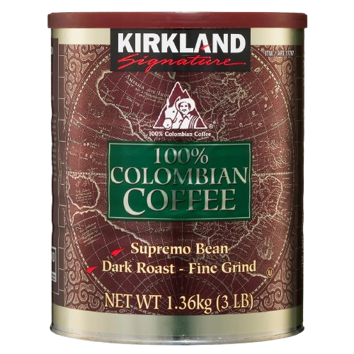 100% Colombian Coffee Dark Roast-Fine Grind 1.36kg
