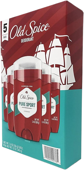Pure Sport Deodorant 5-Pack 68g Each