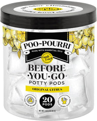Poo-Pourri Before-You-Go Potty Pods, Original Citrus, 20 Count Toilet Pod