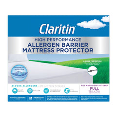 Soft Cotton 6 Sided mattress Protector Queen White