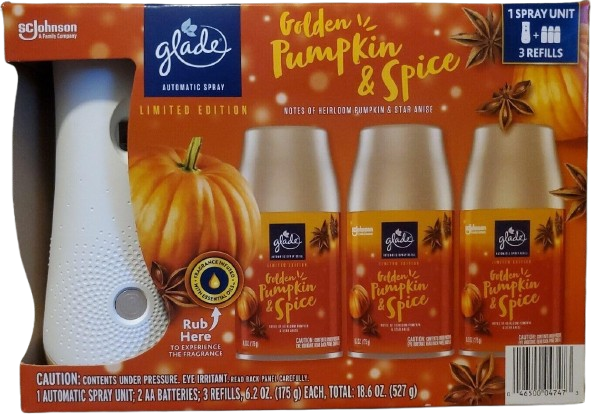Golden Pumpkin & Spice Automatic Spray With Refills 527g
