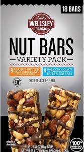 18 Nut Bars Variety Pack 9 Peanut Butter 9 Dark Chocolate