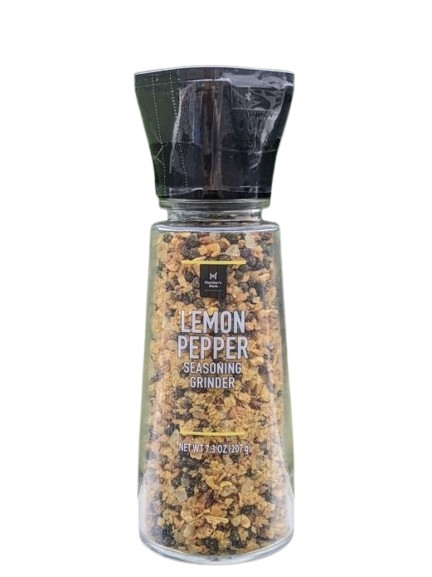 Lemon Pepper Seasoning Grinder 207g ITM: 1162489