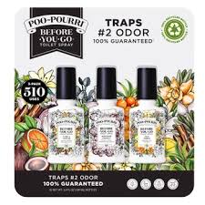 Toilet Spray Variety Pack, 3 Tuberose,Lavender,Amber Vanilla Flavor
