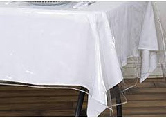 Clear Vinyl Tablecloth Protector 177cmClear ITM:21020