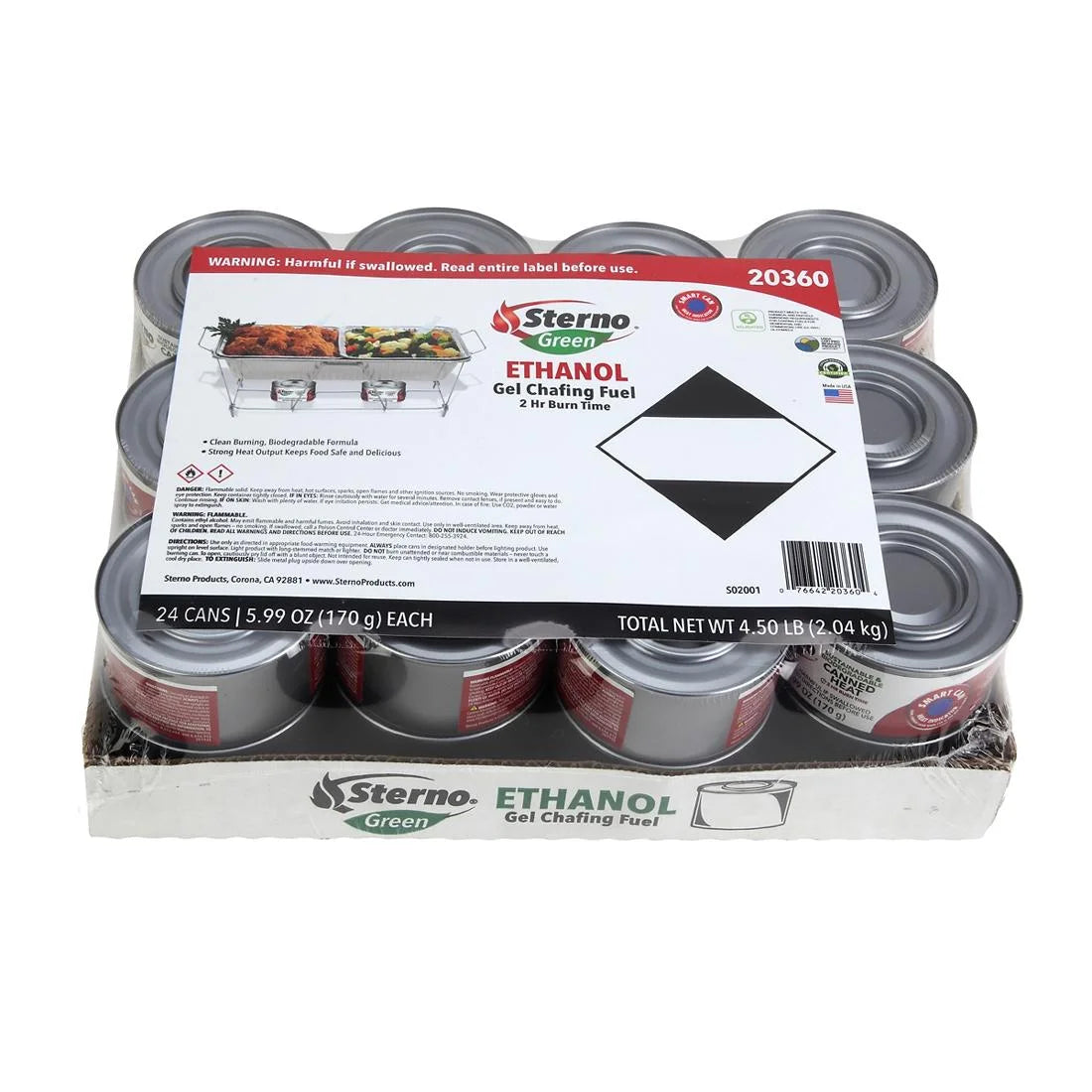 Ethanol Gel Chafing Fuel 24 Cans