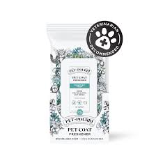 Pet Coat Freshener Wipes, Pawsitively Fresh, 50 Count