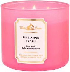 Pink Apple Punch Scented Candle with Natural Essential Oils 411g