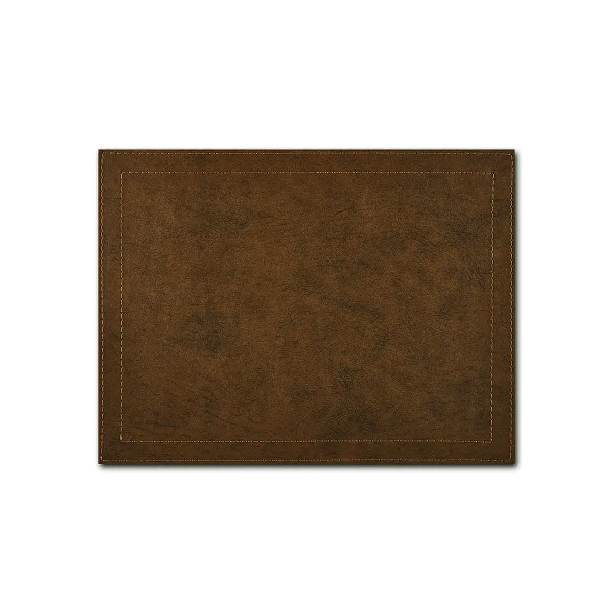 Classic Luxe Rectangular Brown Marble