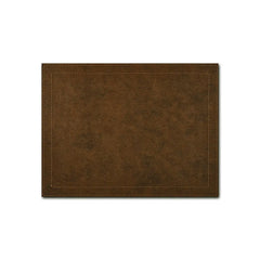 Classic Luxe Rectangular Brown Marble
