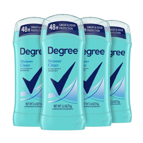Shower Clean Antiperspirant Deodorants 4 Pack 74g Each