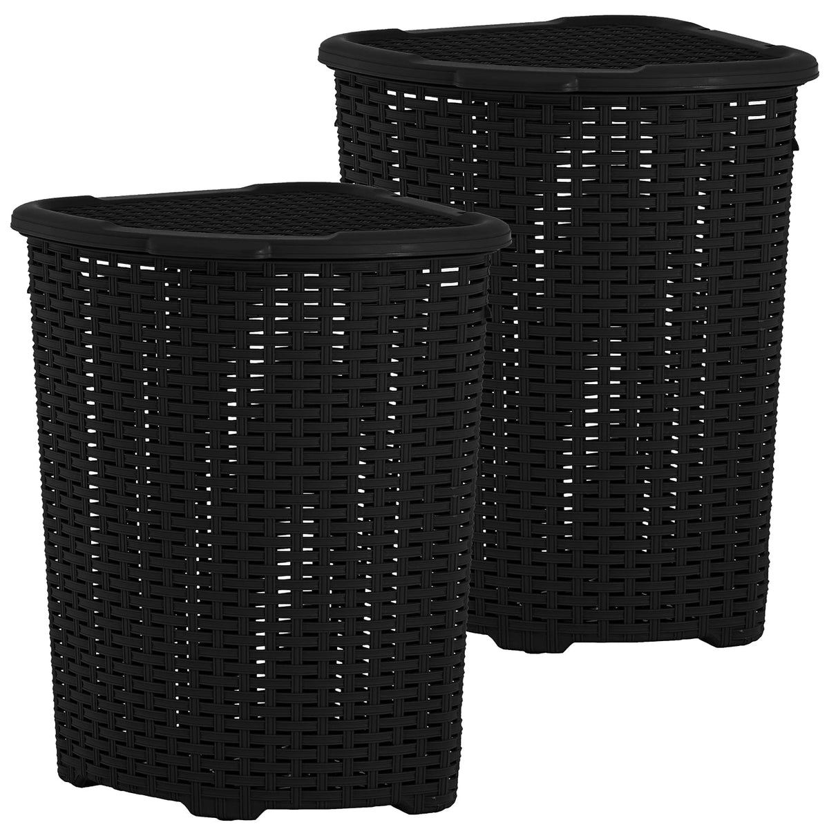Corner Hamper With Liner Choco ITM:25130