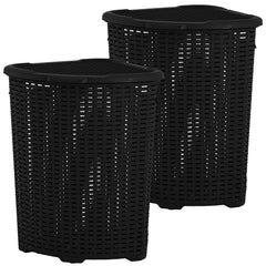 Corner Hamper With Liner Choco ITM:25130