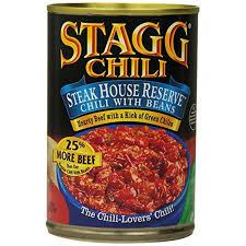 6 Can Steak House Reserve Chili with Beans