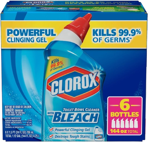 Toilet Bowl Cleaner BlEach 6 Pack 709ml Each