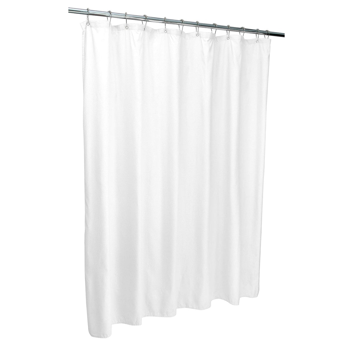 Microfiber Soft Touch Texture Shower Curtain Diamond