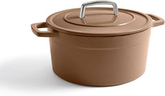 Enameled Cast Iron 2-Piece Dutch Oven With Lid 5Qt