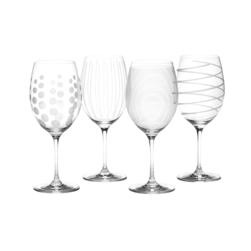 Cheers Party Set Of 4 Wine Glasses 414 ml