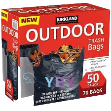 Outdoor Trash Bags 50 GAL 70 Bags