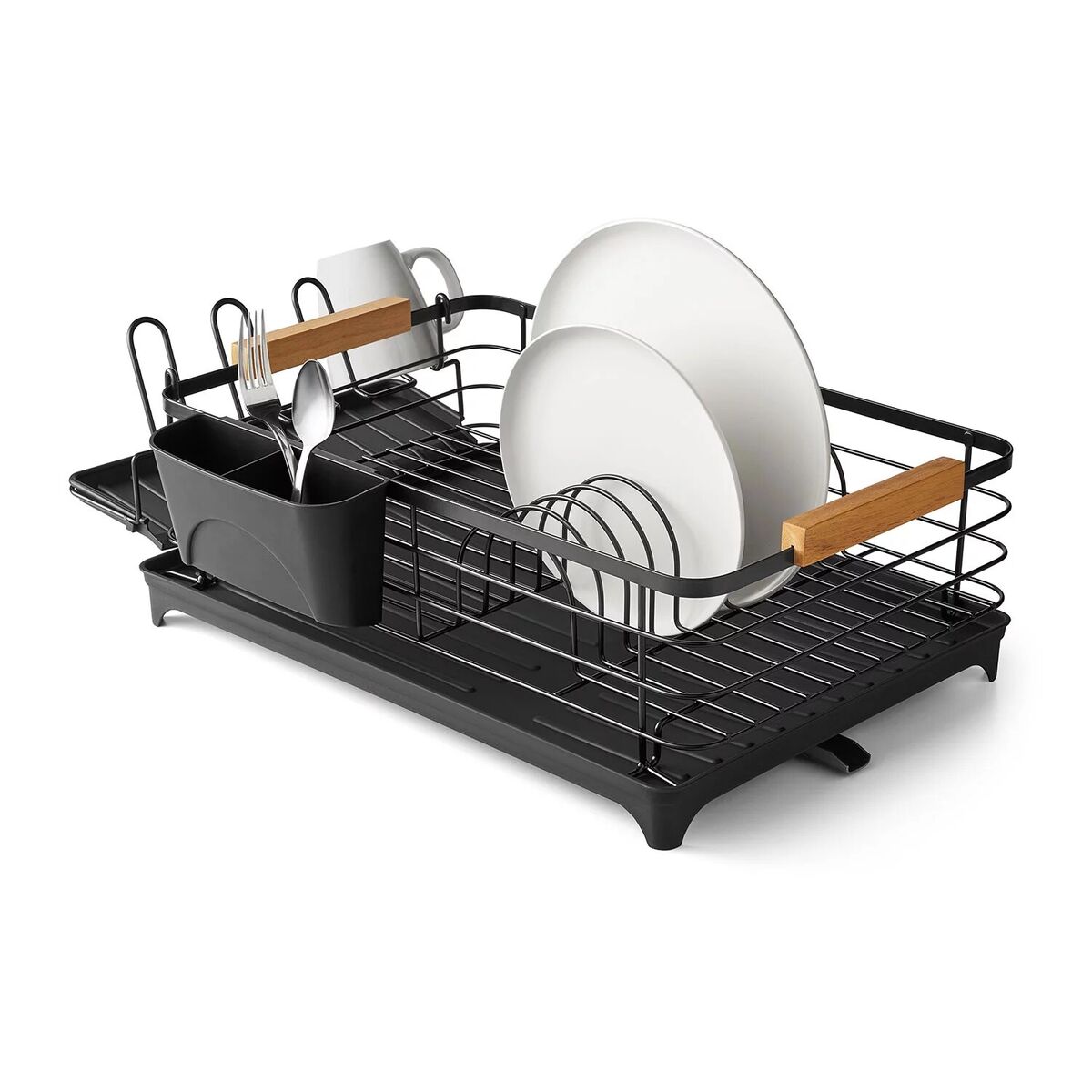 Modern Dish Rack 24 IN * 15.6 IN * 7.6 IN black