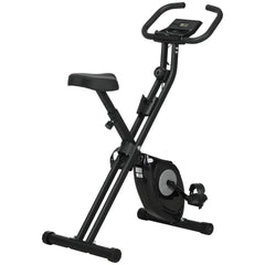 Foldable Exercise Bike with Monitor 8 Resistance