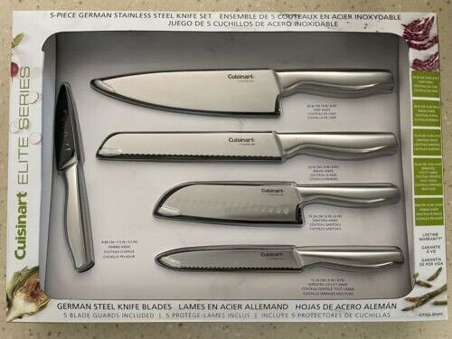 5 Piece German Stainless Steel Knife Set Model C77SS-53P2PC