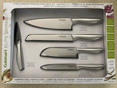 5 Piece German Stainless Steel Knife Set Model C77SS-53P2PC
