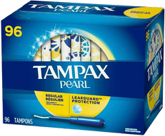 Pearl Regular Absorbency Tampons 96 Count