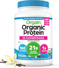 Organic Protein Powder Vanilla Bean  Flavored 1.22kg