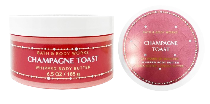 Champagne Toast Whipped Body Butter with Shea Butter + Cocoa Butter 185g