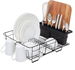 Large Dish Rack with Cutting Board Caddy 47.4*36*14.4 cm