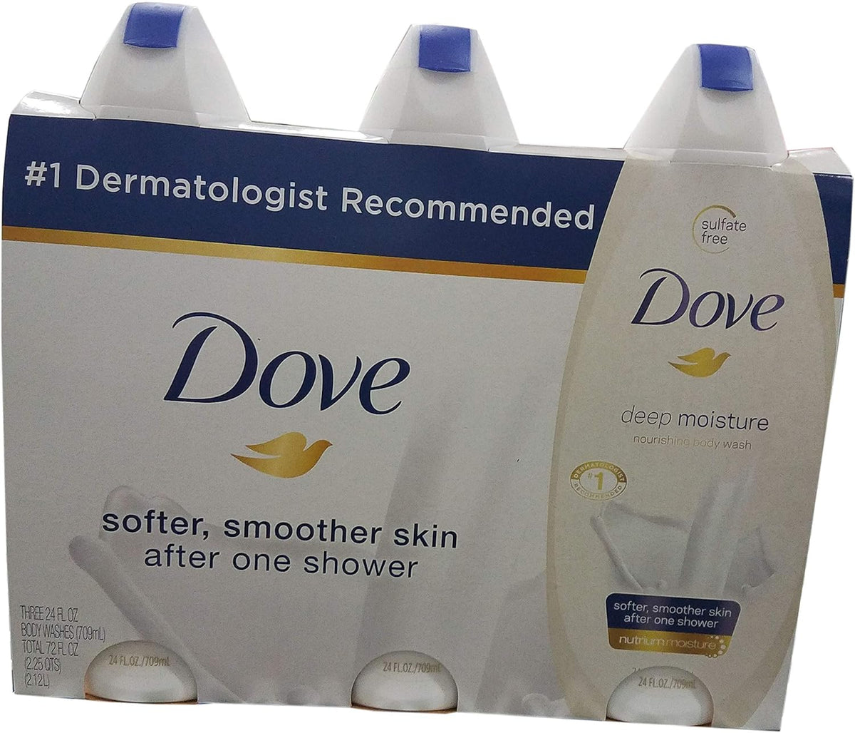 Deep Moisture 3 Pack Body Wash 680 ml Each