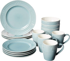 Everyday Antigua Blue 16 Piece Dinnerware Set