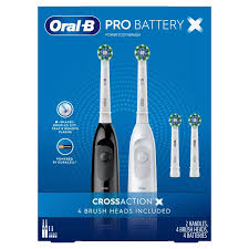 Pro Battery Powered Toothbrush Includes 4 Refills