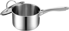 2.2Qt/2.08L Stainless Steel Sauce Pan