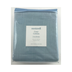 Cozy Cotton Twin Blanket Shark Skin ITM: 22101