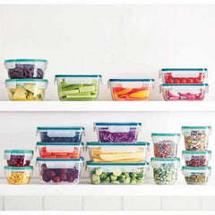 38 Piece Plastic Container and Lids
