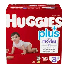 Plus+ Little Movers 2-in- 1 Diapers 192 Pieces Size 3