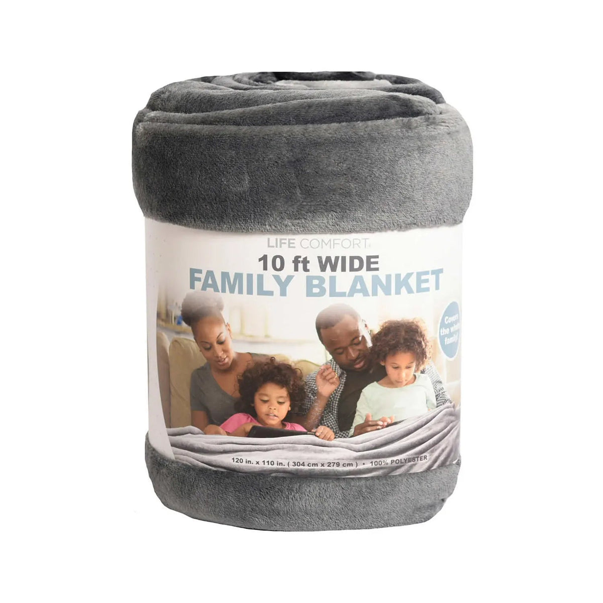 10FT Wide Family Blanket 304*279cm ITM: 1630405
