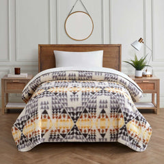 Twin blanket Serape Arrow Point Gray  ITM: 1623497