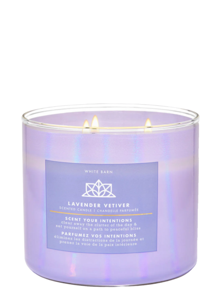 Lavender Vetiver Scented Candle 411g